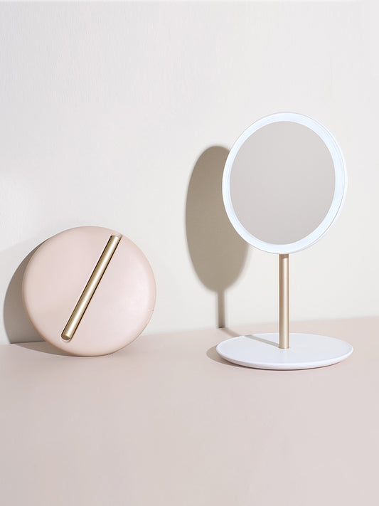 Foldable Led Travel Mirror With Light