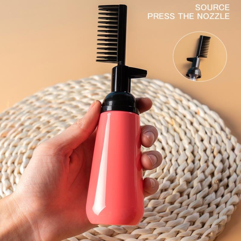 Professional Comb Empty Hair Dye Bottle