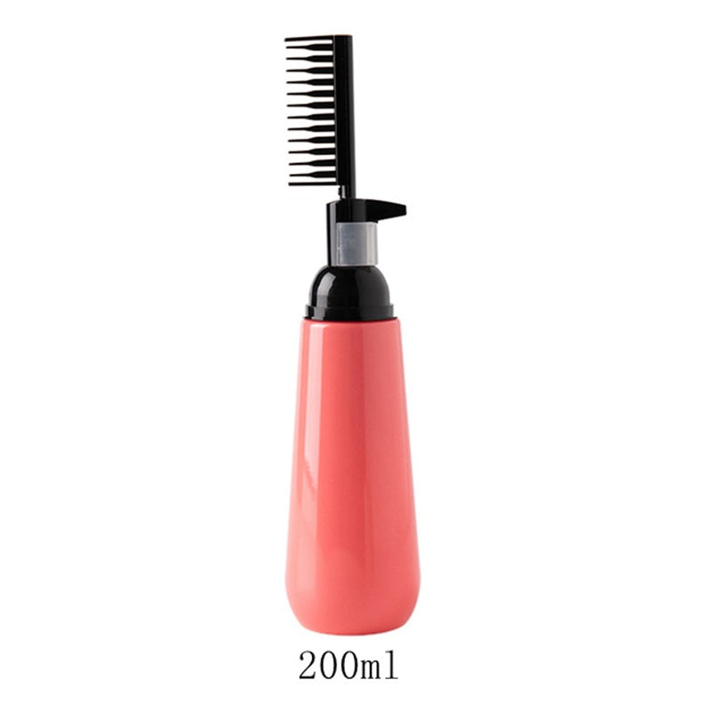 Professional Comb Empty Hair Dye Bottle