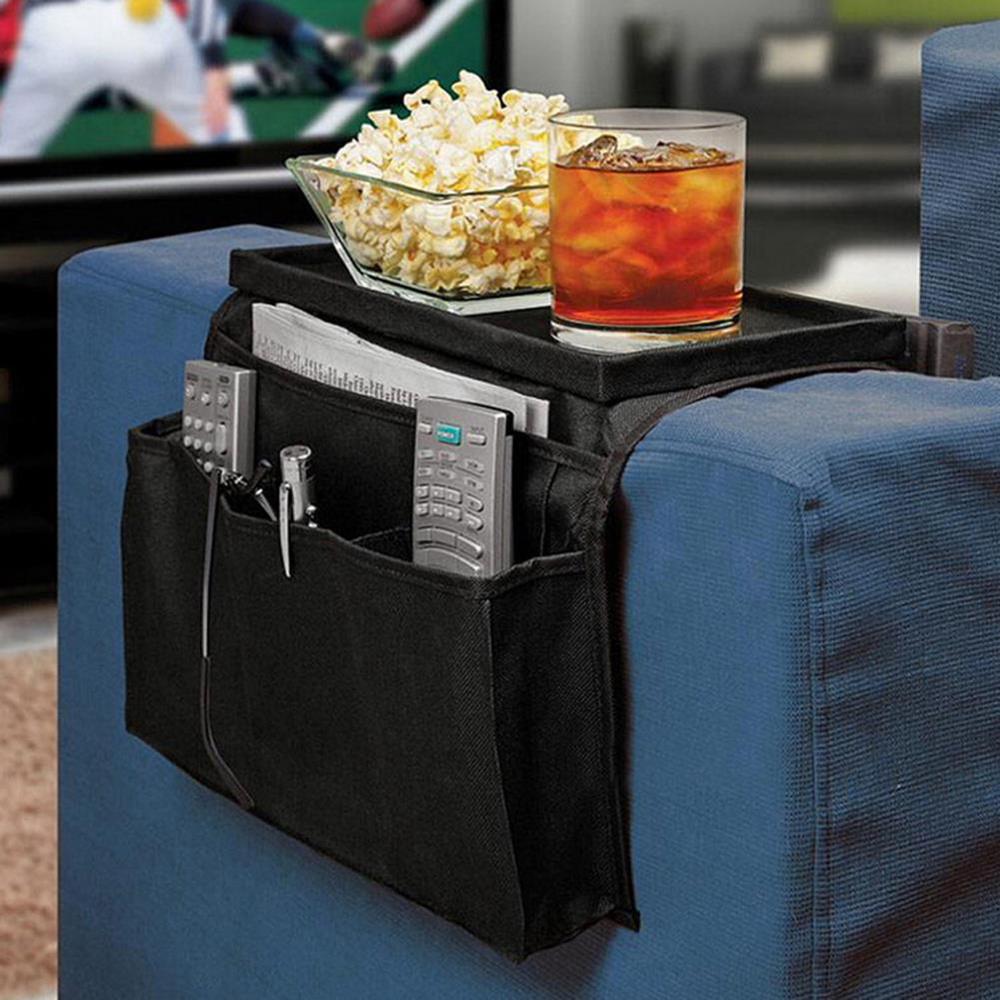 Couch Armrest Organizer Remote Control Holder