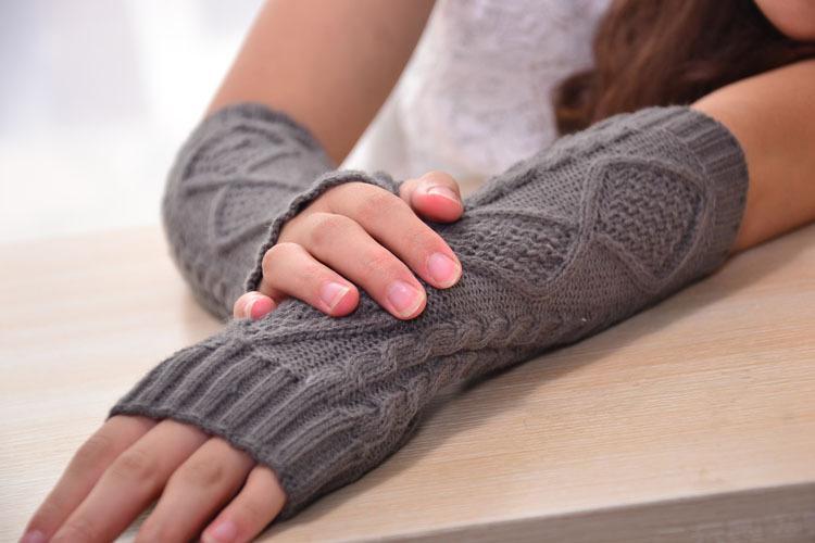 Yauvana Knitted Arm Warmers