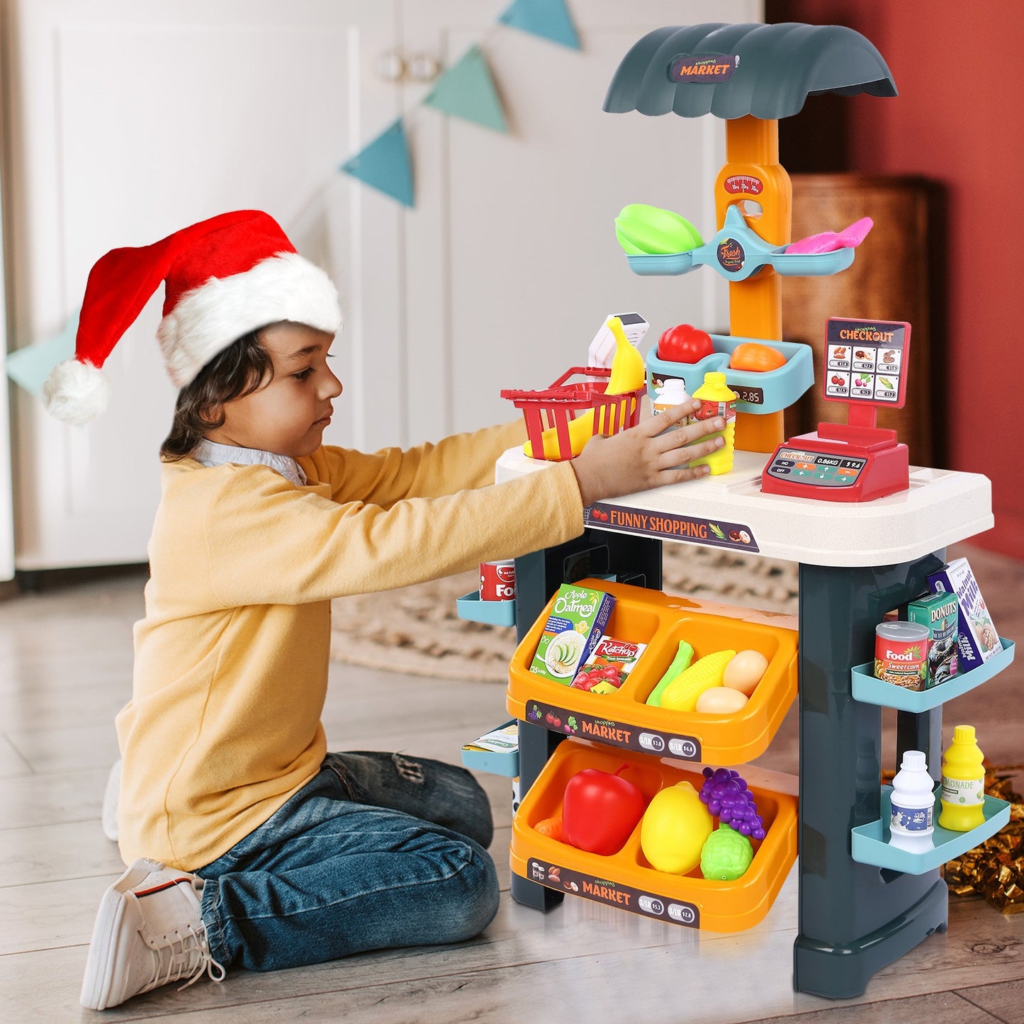 Supermarket Play-set With Toy Cash