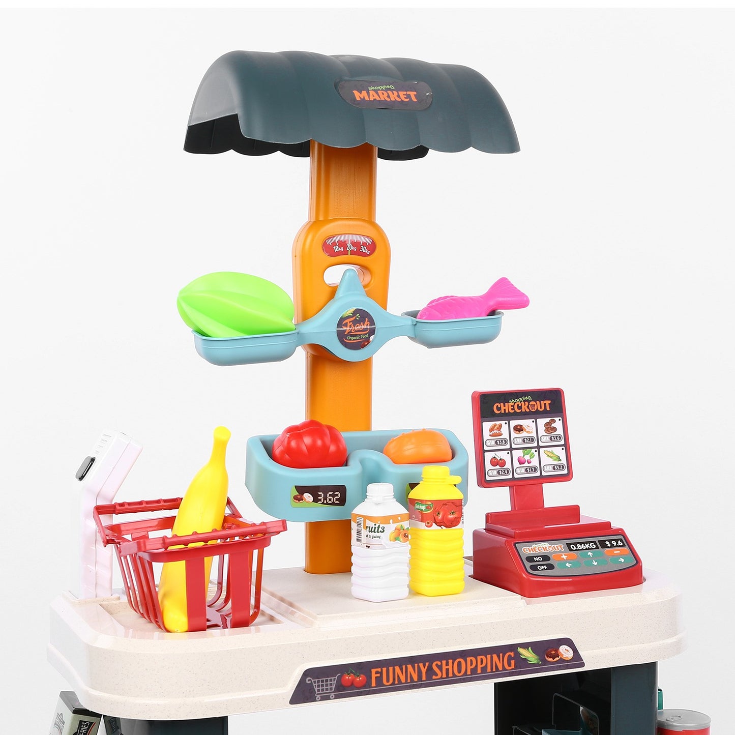 Supermarket Play-set With Toy Cash