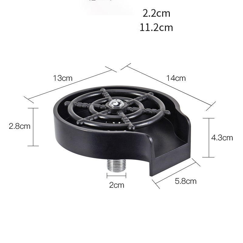 Bar Counter Cup Washer Sink High-pressure Spray.