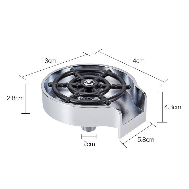 Bar Counter Cup Washer Sink High-pressure Spray.