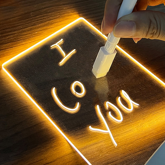 Note Board USB, Led Night Light with Pen.