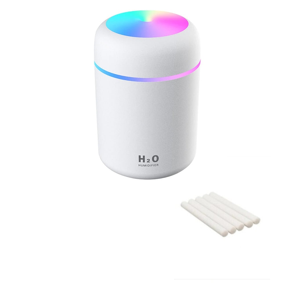 VIP Portable Humidifier USB Ultrasonic Dazzle Cup Aroma Diffuser Cool Mist Maker Air Humidifier Purifier with Romantic Light