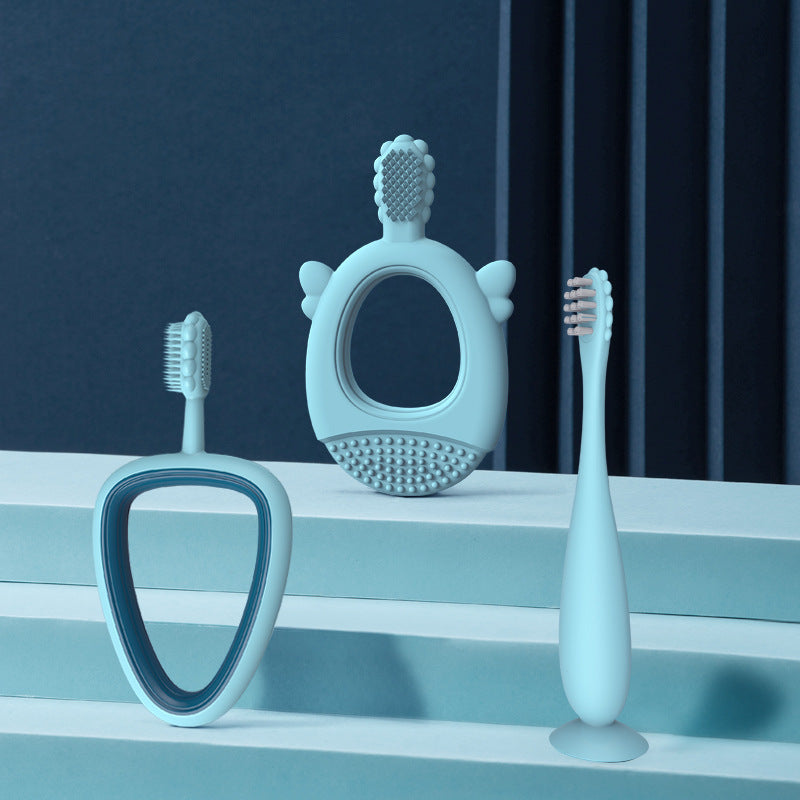 Oral Cleaning Soft Bristled Ultra-fine Silicone Toothbrush