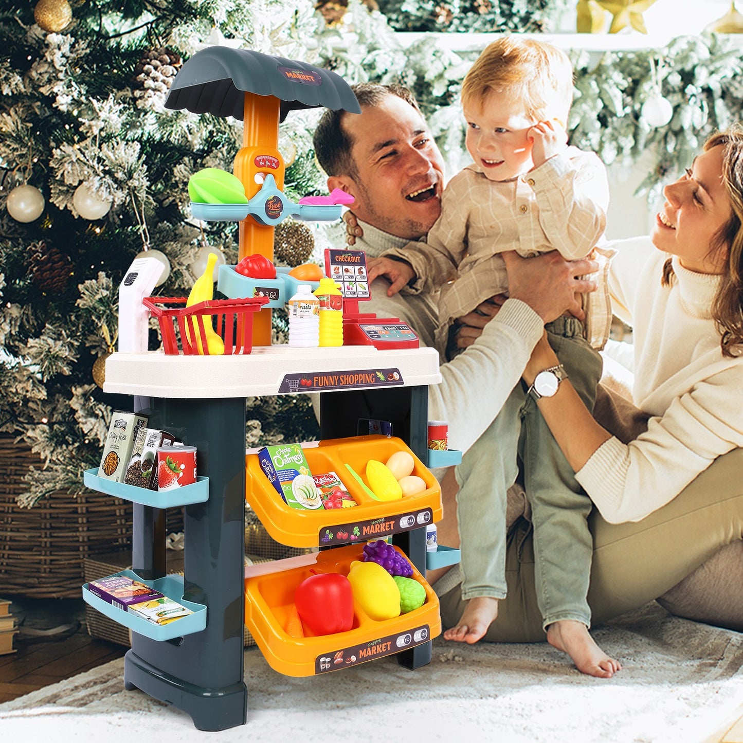 Supermarket Play-set With Toy Cash