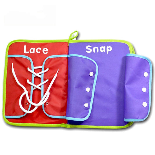 Fun All Age Sensory, Learning Fine Motor Skills Cloth Book.